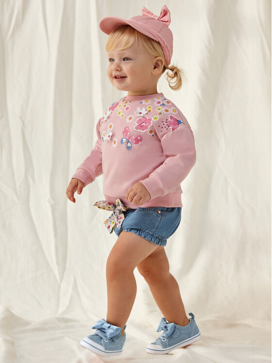 Mayoral Mayoral Stoffshorts 1218 Blau Regular Fit