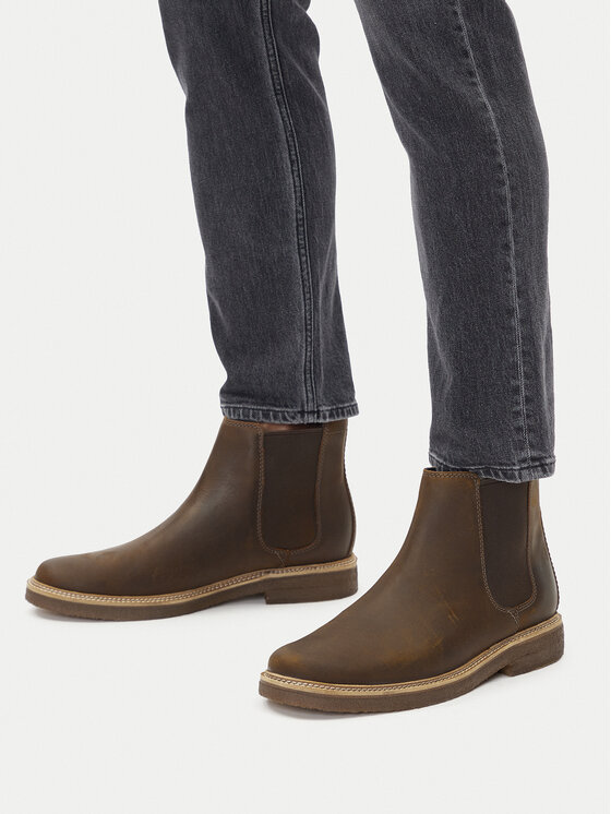 Clarks Clarks Sztyblety Clarkdale Easy 261735327 Brązowy