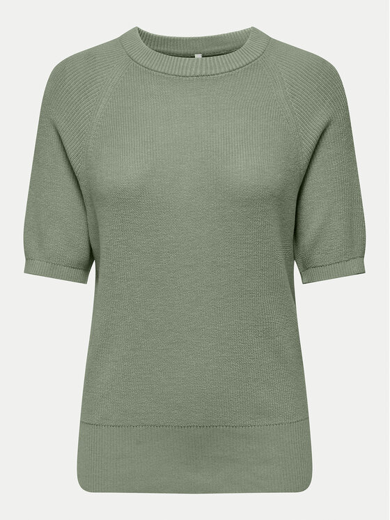 ONLY ONLY Džemper Lecia 15339541 Zelena Regular Fit