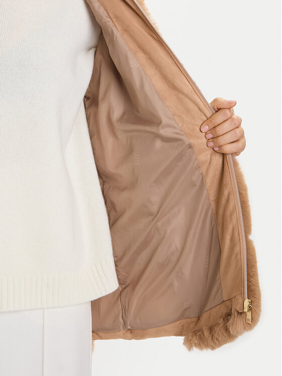 Rinascimento Rinascimento Wintermantel CFC0122220003 Beige Regular Fit