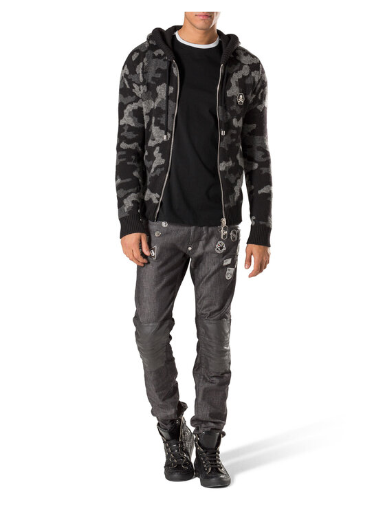 Plein Sport Plein Sport S dlhými rukávmi 24985 Čierna Regular Fit