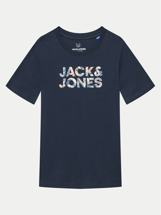 Jack&Jones Junior T-krekls 12268854 Tumši zils Regular Fit