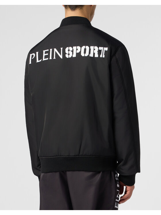 Plein Sport Plein Sport Kurtka bomber 28345 Czarny Regular Fit