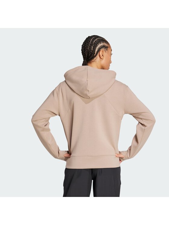 adidas adidas Bluza techniczna 140019 Brązowy Loose Fit