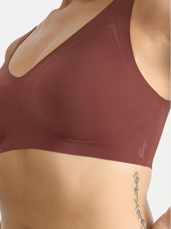 Sloggi Sloggi Reggiseno senza ferretto Zero Feel 10217728 Marrone