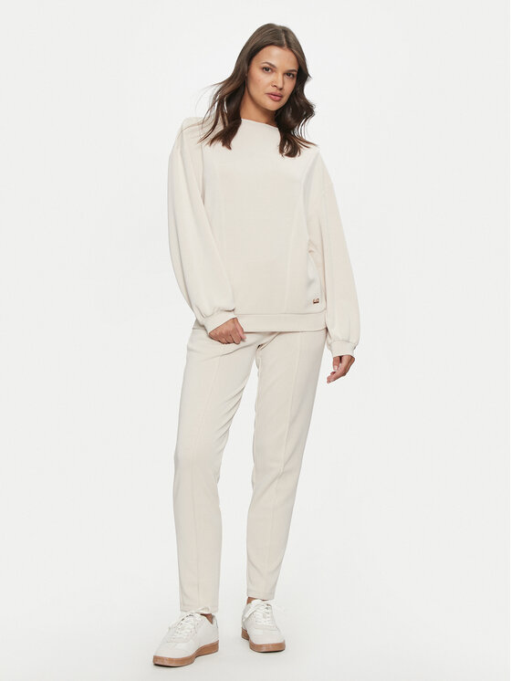 EA7 Emporio Armani EA7 Emporio Armani Спортивний костюм 6DTV54 TJZBZ 1120 Бежевий Regular Fit
