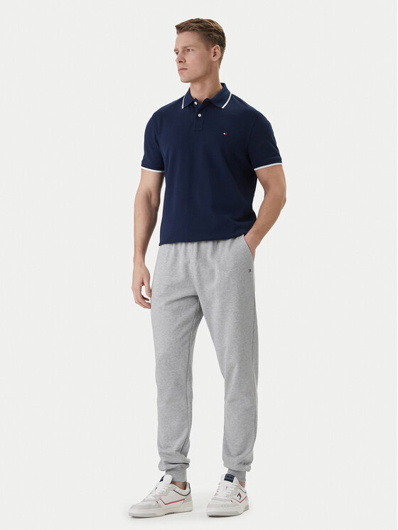 Tommy Hilfiger Tommy Hilfiger Teplákové nohavice Essential MW0MW37236 Sivá Regular Fit