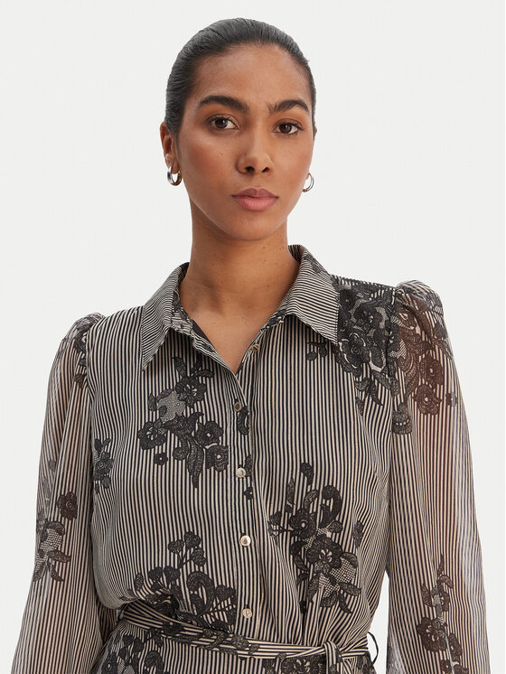 Morgan Morgan Marškinių tipo suknelė 261-ROUTY.F Juoda Regular Fit