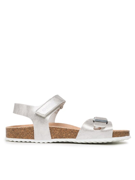 Geox Geox Sandály J Adriel G. C J028MC 000BJ C1007 D Stříbrná