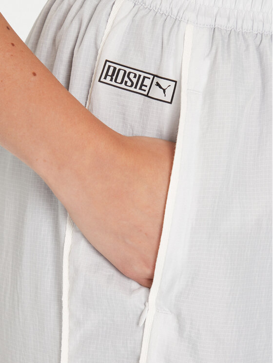 Puma Puma Spodnie dresowe PUMA X ROSÉ T7 633796 32 Srebrny Relaxed Fit