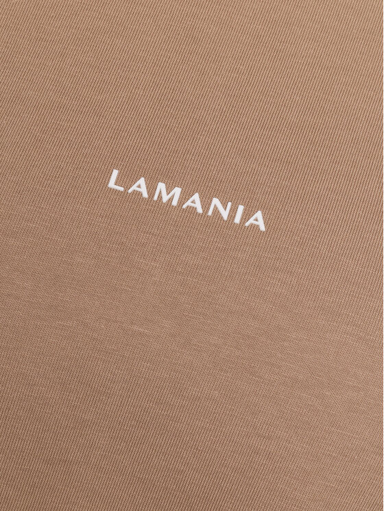 La Mania La Mania T-Shirt RIHO Beżowy Basic Fit
