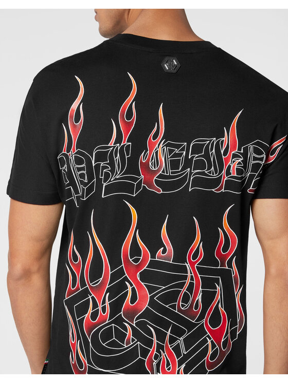 PHILIPP PLEIN PHILIPP PLEIN T-Shirt 20723 Czarny Regular Fit