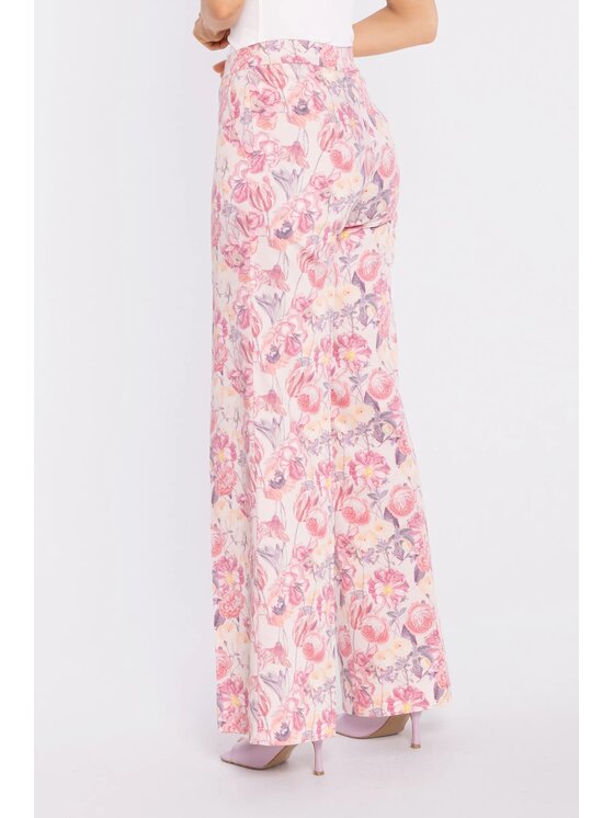 Made of Emotion Made of Emotion Pantaloni di tessuto M911 Rosa Wide Leg