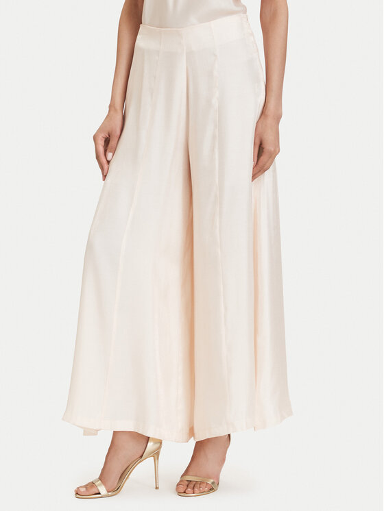 Maryley Maryley Текстилни панталони 26EB520/31SA Светлобежов Regular Fit