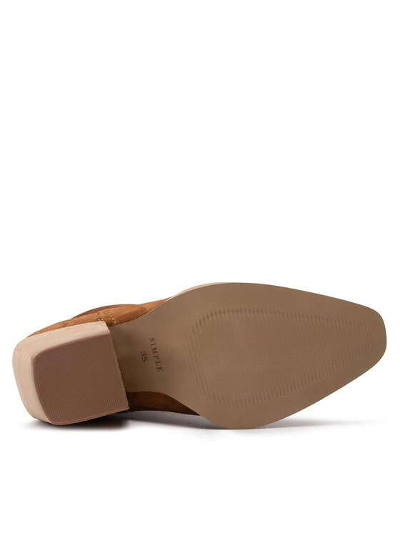 Simple Simple Botki SL-54-02-000057 Brązowy