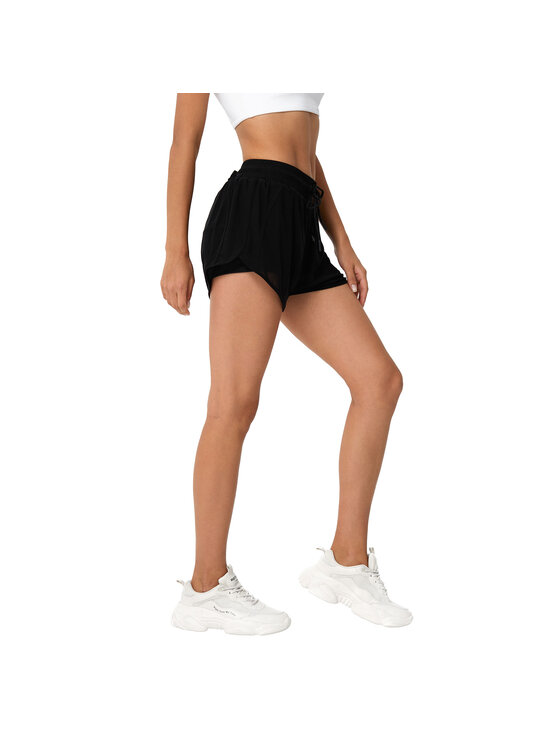 Yeaz Yeaz Szorty sportowe SQUAT Sportshorts Czarny Regular Fit