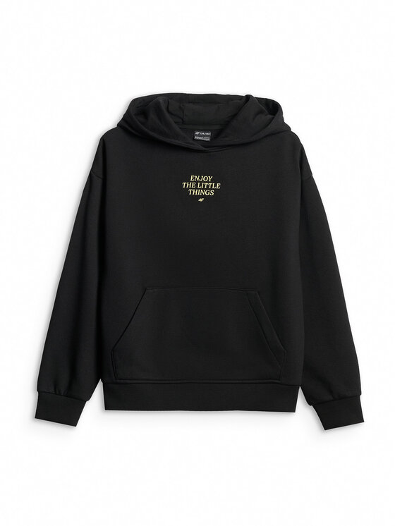 4F 4F Bluza MOVE OUTSIDE Czarny Loose Fit
