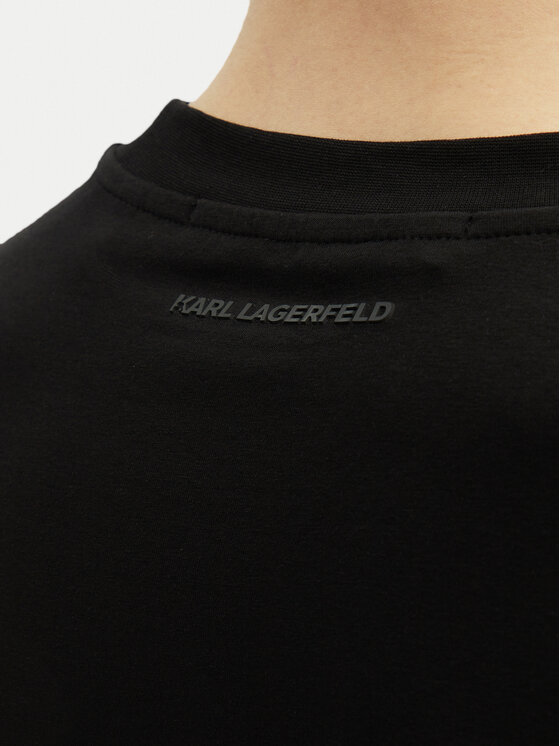 KARL LAGERFELD KARL LAGERFELD T-särk 755156 552235 Must Regular Fit