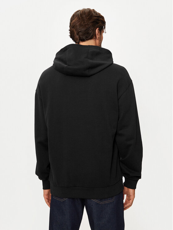 HUGO Hugo Felpa Deseqino 50521506 Nero Relaxed Fit