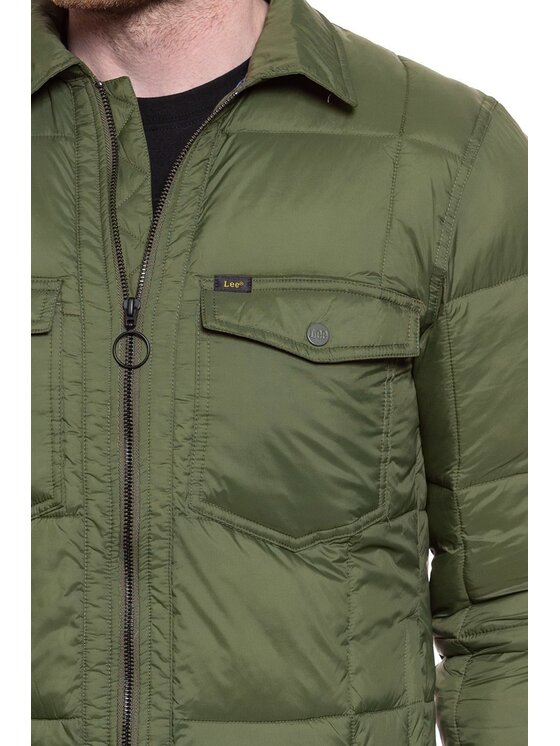 Lee Lee Giubbotto invernale LT CHETOPA PUFFER Verde Regular Fit