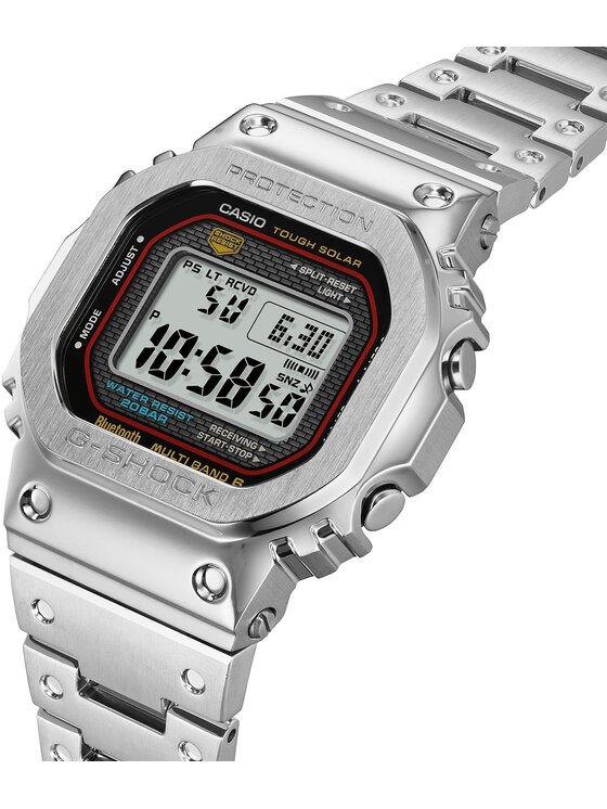 Casio Casio Zegarek GMW-B5000D-1CER Srebrny