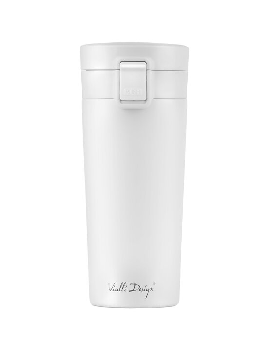 Vialli Design Vialli Design Kubek termiczny KUBEK TERMICZNY 400ML FUORI BIAŁY 7664 Biały