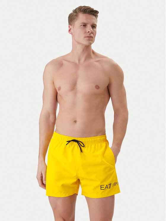 EA7 Emporio Armani EA7 Emporio Armani Plavecké šortky 7M002000 AF13049 M2047 Žltá Regular Fit