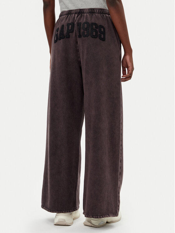 Gap Gap Teplákové kalhoty 672610-02 Hnědá Baggy Fit