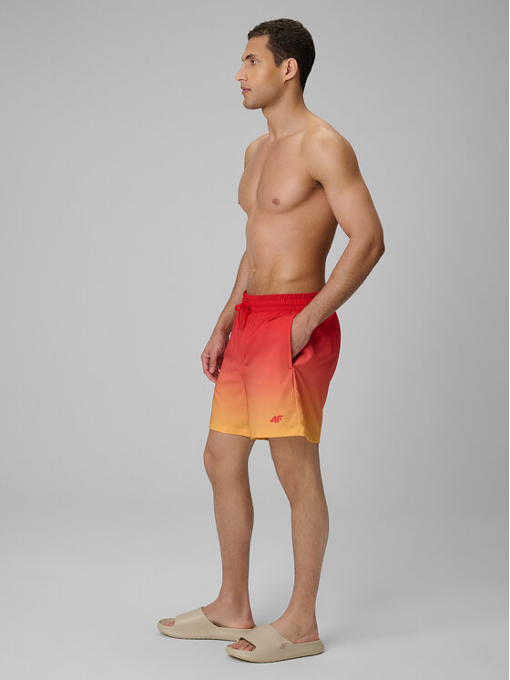 4F 4F Szorty kąpielowe SWIMWEAR Czerwony Regular Fit