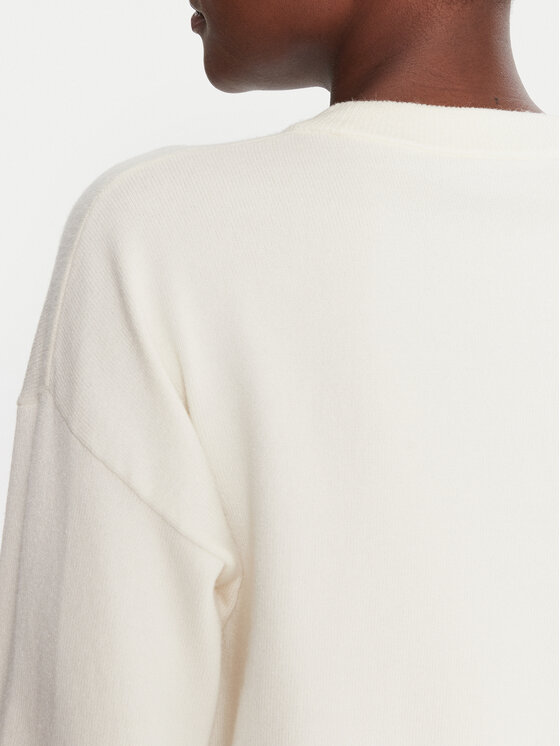 HUGO HUGO Kampsun Slogix_B 50548145 Valge Relaxed Fit