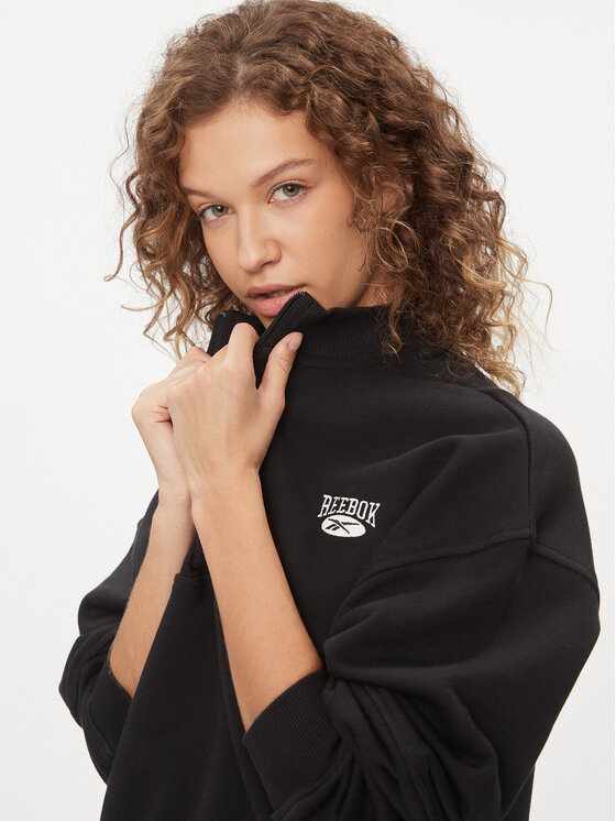 Reebok Sweatshirt Classics Coverup IL4630 Noir Regular Fit Modivo