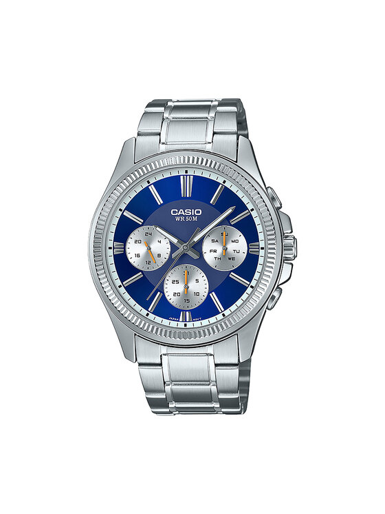 Casio Casio Zegarek Classic  MTP-1375PD-2A1VEF Srebrny