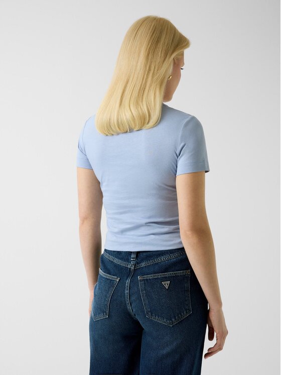 Guess Guess T-Shirt 182460 Modrá Classic Fit