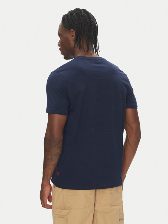 Robe di Kappa Robe di Kappa T-Shirt Dorel 64131EW Granatowy Regular Fit
