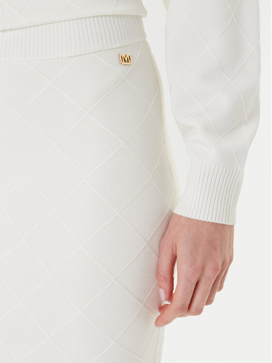 Marciano Guess Marciano Guess Midi sukně 5YGD29 5036Z Bílá Slim Fit