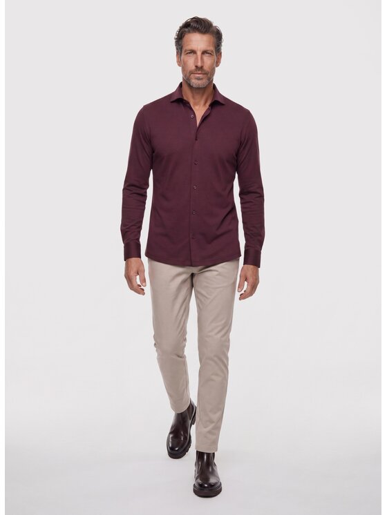 Pako Lorente Pako Lorente Koszula P26WF-1X-020 Bordowy Slim Fit
