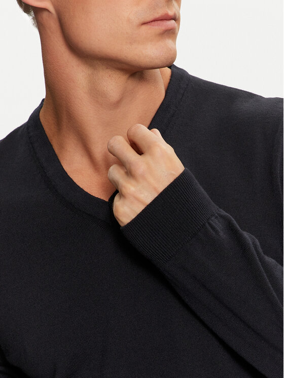 HUGO Hugo Sweater San Vredo-M 50474172 Sötétkék Slim Fit