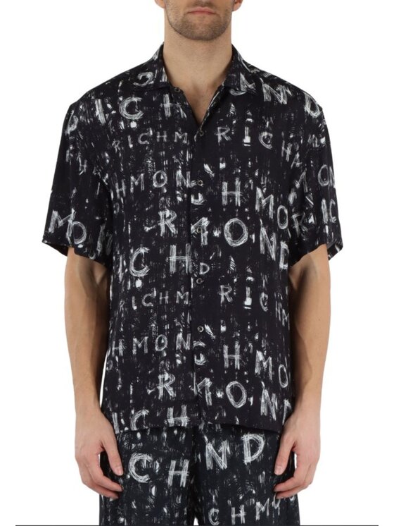 John Richmond John Richmond Camicia Camicia da uomo John Richmond Nero Regular Fit