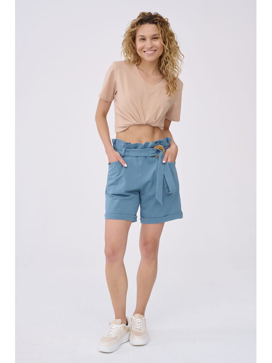 blue shadow blue shadow Szorty Ashake BS Niebieski Standard Fit