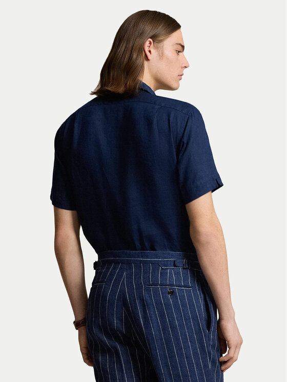 Polo Ralph Lauren Polo Ralph Lauren Marškiniai 710938425006 Tamsiai mėlyna Classic Fit