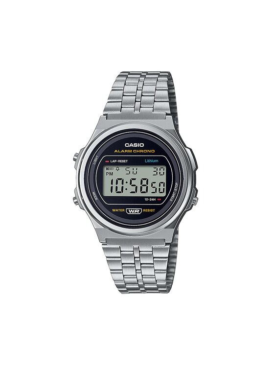 Casio Hodinky A171WE-1AEF Strieborná