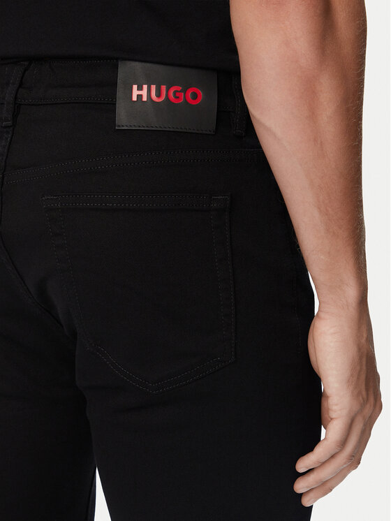 HUGO HUGO Дънки 708  50570061 Черен Slim Fit