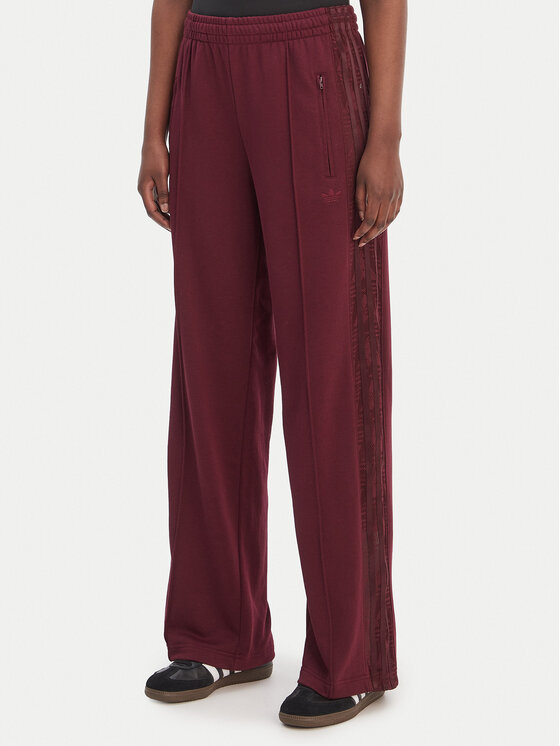 adidas adidas Jogginghose Firebird Lace KC6445 Dunkelrot Loose Fit