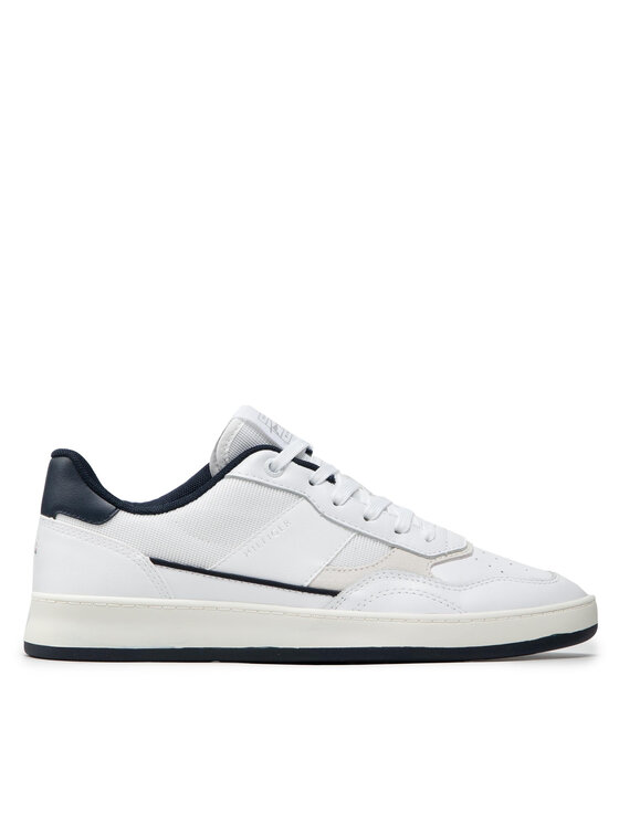 Tommy Hilfiger Tommy Hilfiger Sneakersy Retro Court Mix Cupsole FM0FM04006 Biały