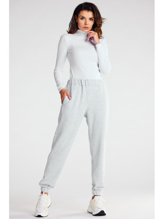 Infinite You Infinite You Dámské kalhoty M275 Šedá Basic Fit