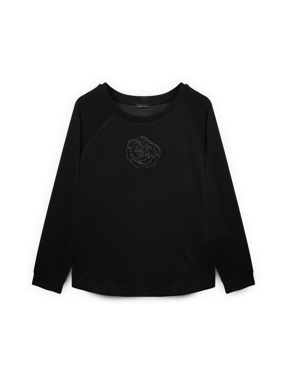 Fiorella Rubino Fiorella Rubino Felpa G816L008818N033 Nero Regular Fit