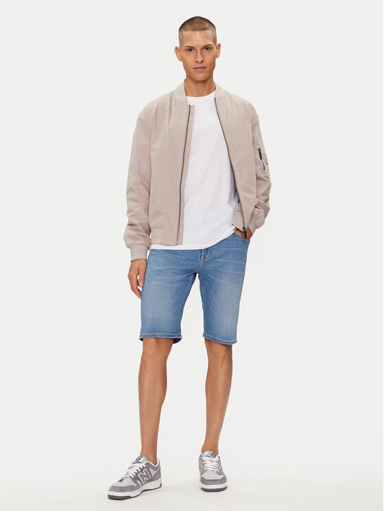 Lee Lee Džinsiniai šortai 5 Pocket 112349235 Mėlyna Regular Fit