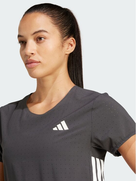 adidas adidas Koszulka techniczna Adizero Running Tee Czarny Slim Fit