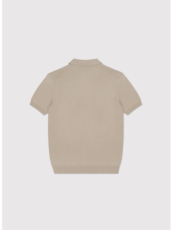 Pako Lorente Pako Lorente Polo P26SF-TX-005 Beżowy Classic Fit