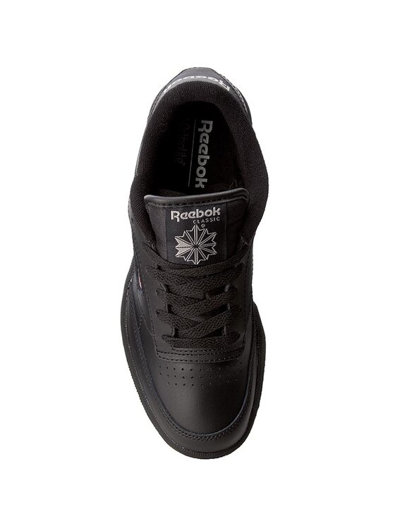 Womens Reebok Classic Leather Clip Athletic Shoe - Black